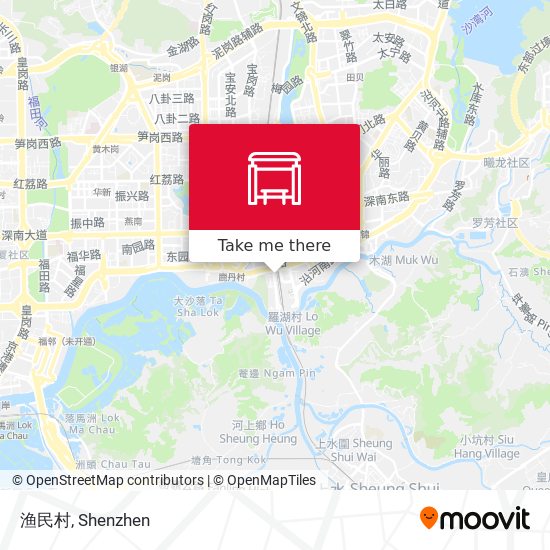 渔民村 map