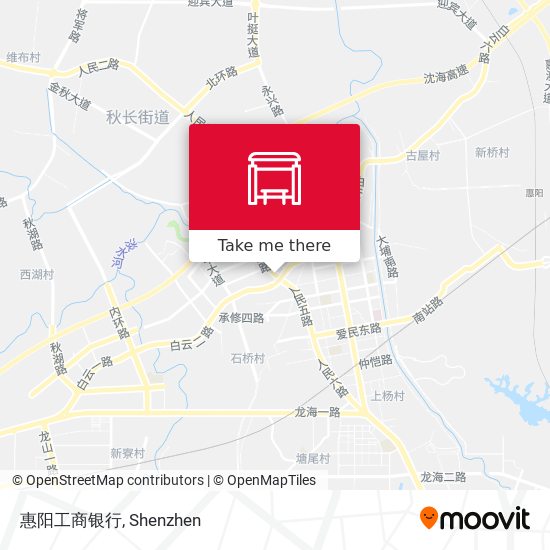 惠阳工商银行 map