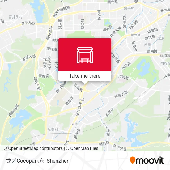 龙岗Cocopark东 map