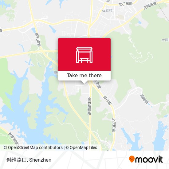 创维路口 map
