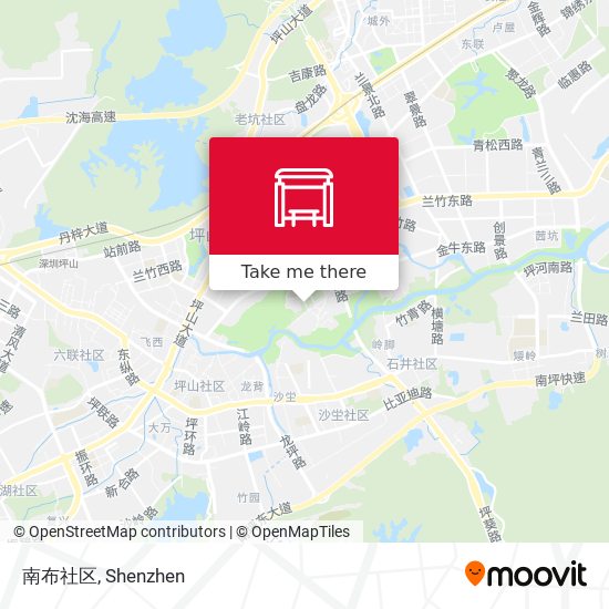 南布社区 map