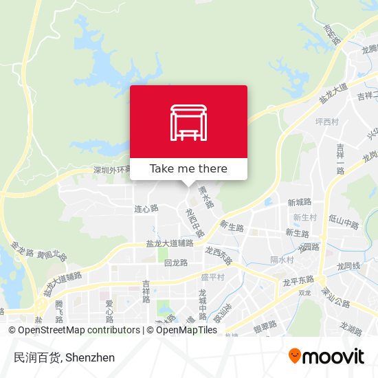 民润百货 map
