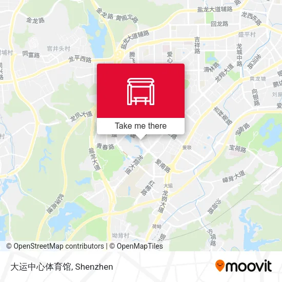 大运中心体育馆 map
