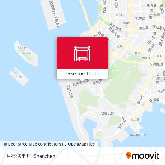 月亮湾电厂 map