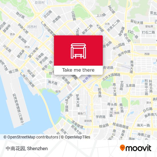 中南花园 map