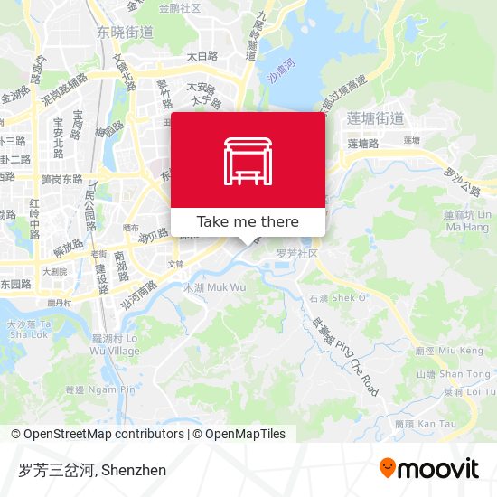 罗芳三岔河 map