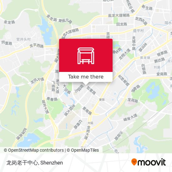 龙岗老干中心 map