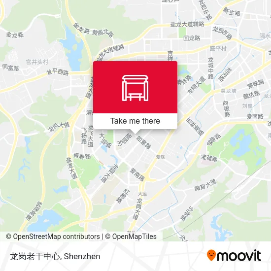 龙岗老干中心 map