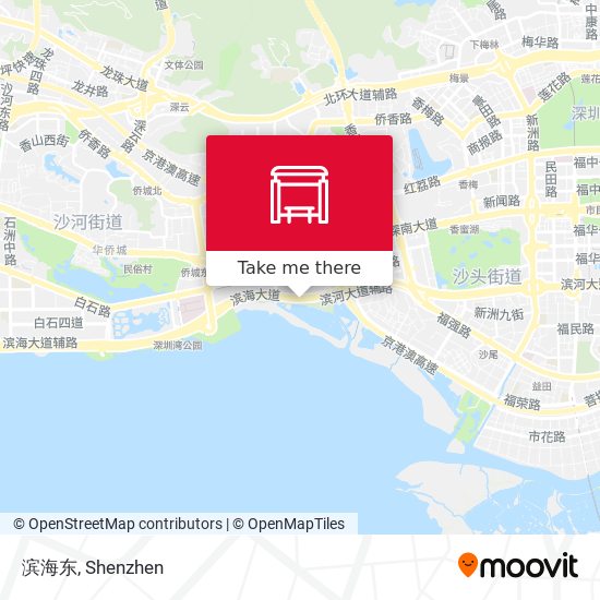 滨海东 map