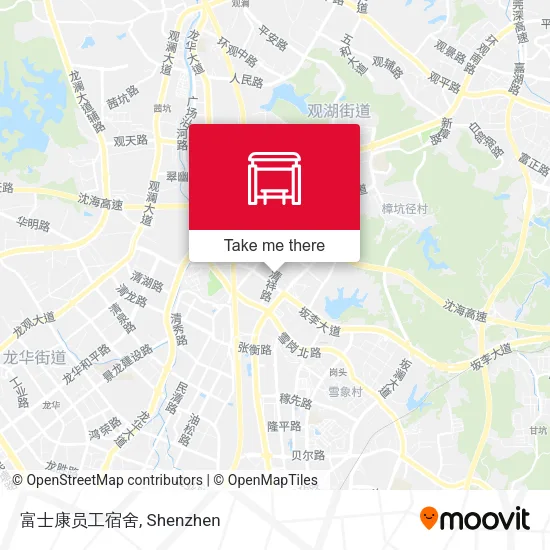 富士康员工宿舍 map
