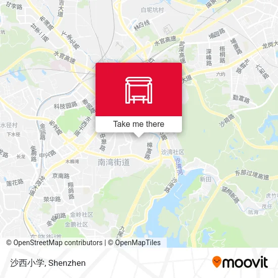 沙西小学 map