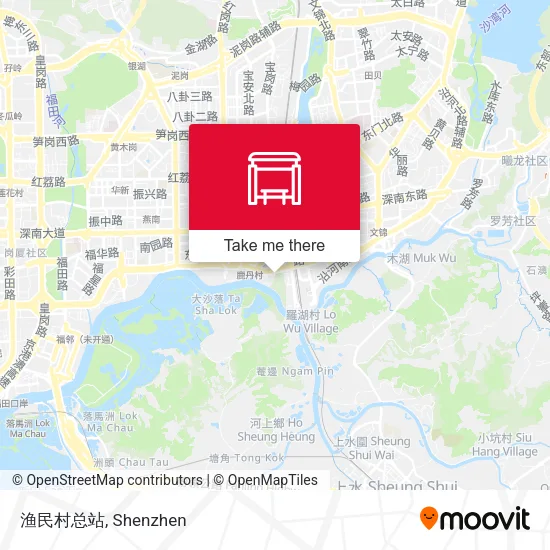 渔民村总站 map