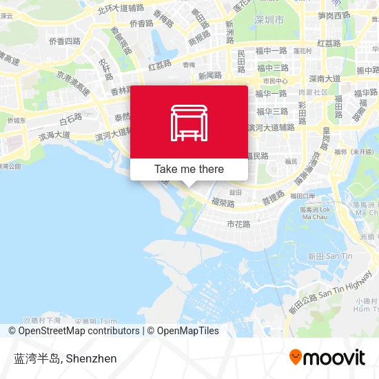 蓝湾半岛 map