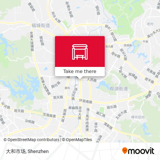 大和市场 map