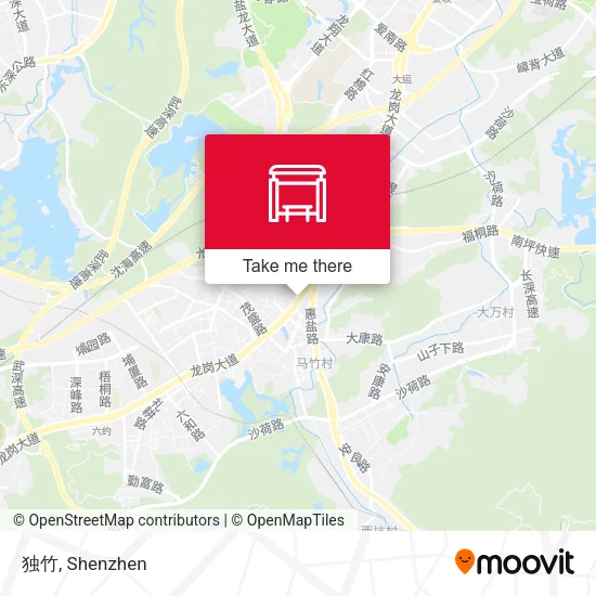 独竹 map