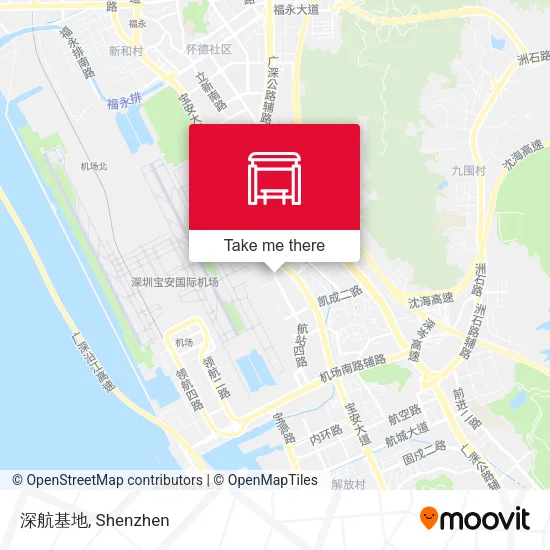 深航基地 map