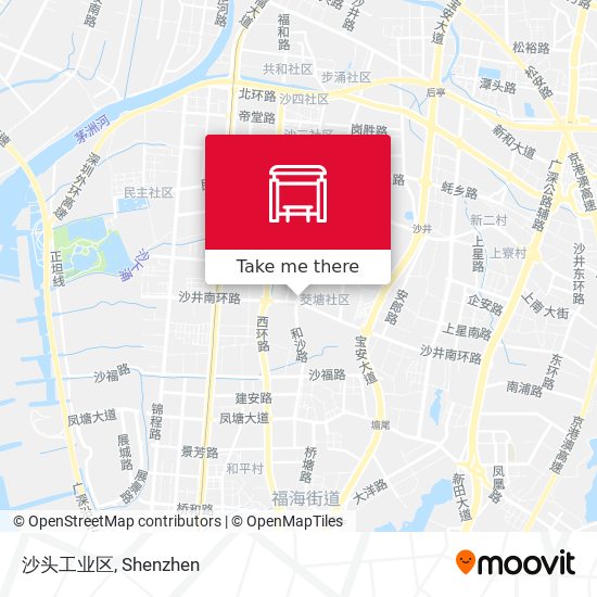 沙头工业区 map