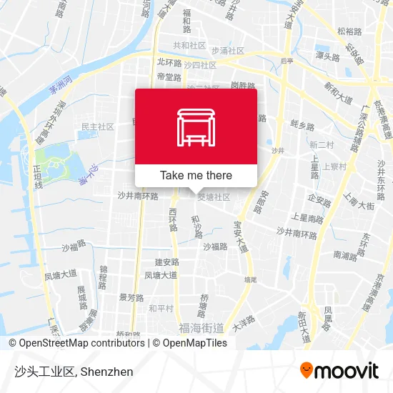 沙头工业区 map