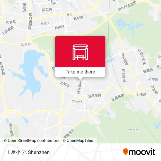 上屋小学 map