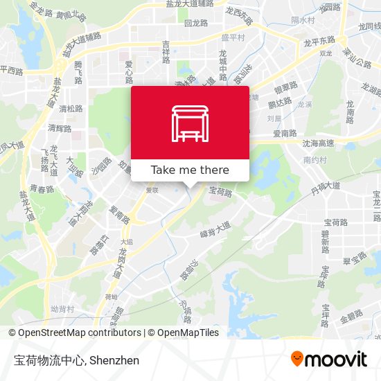 宝荷物流中心 map