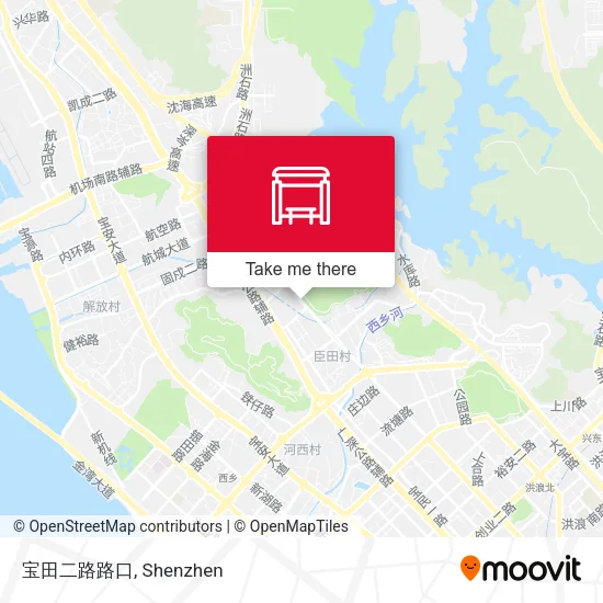 宝田二路路口 map