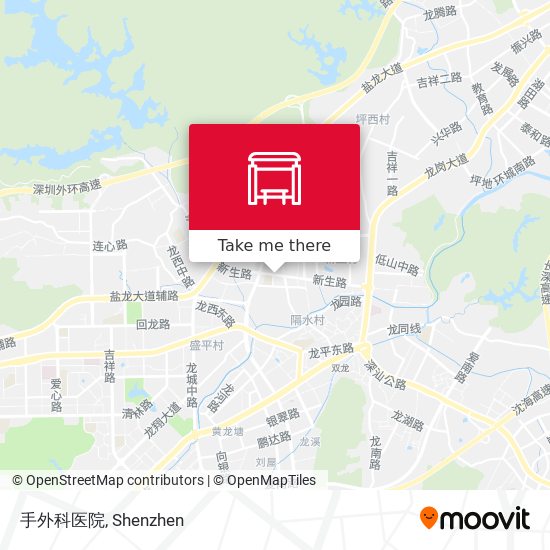 手外科医院 map