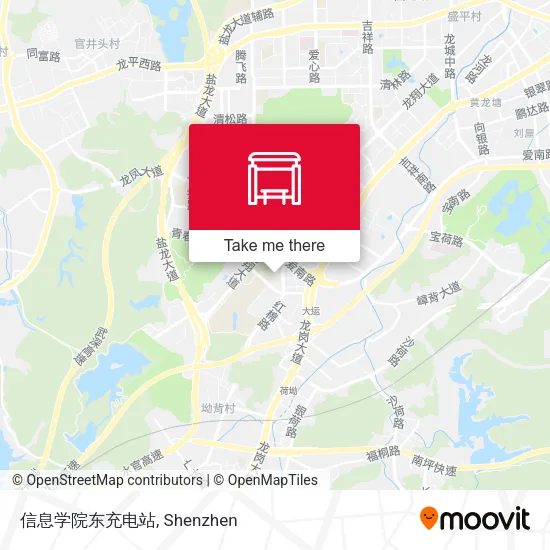 信息学院东充电站 map