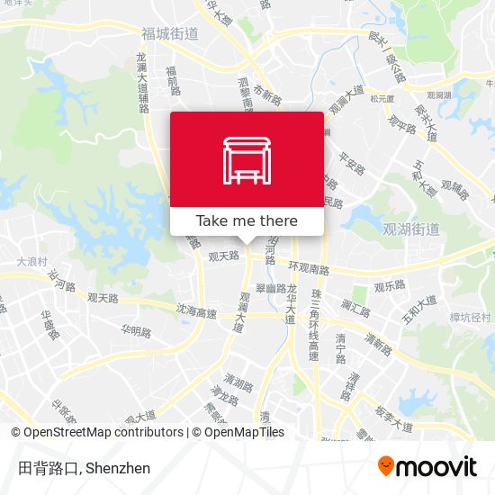 田背路口 map