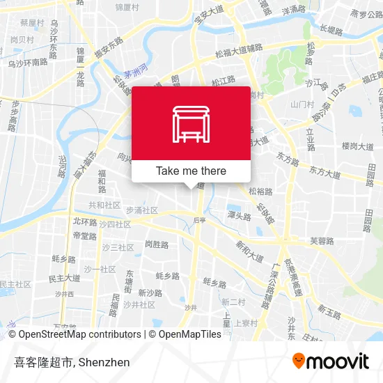 喜客隆超市 map
