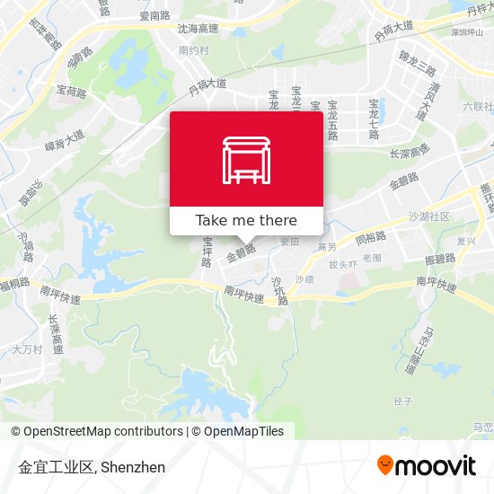 金宜工业区 map