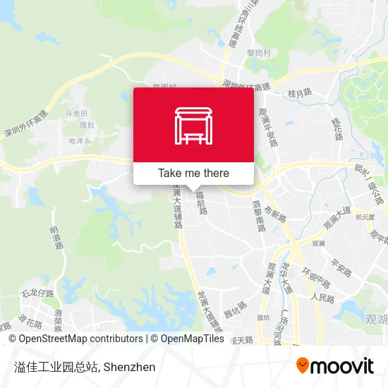 溢佳工业园总站 map