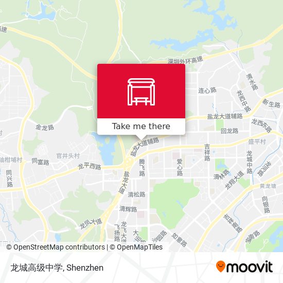 龙城高级中学 map