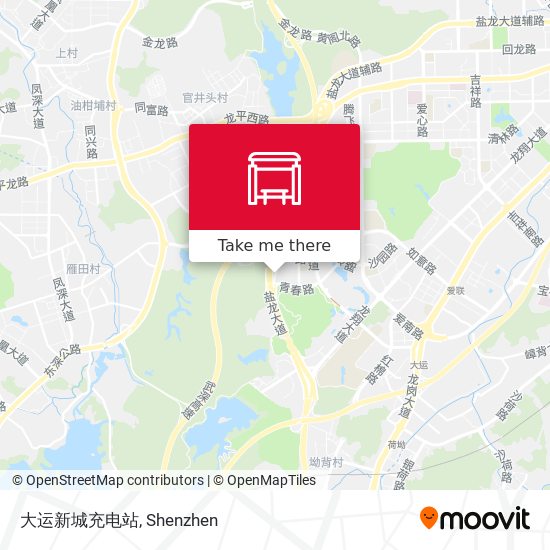 大运新城充电站 map