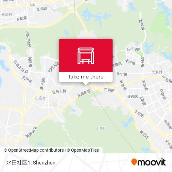 水田社区1 map