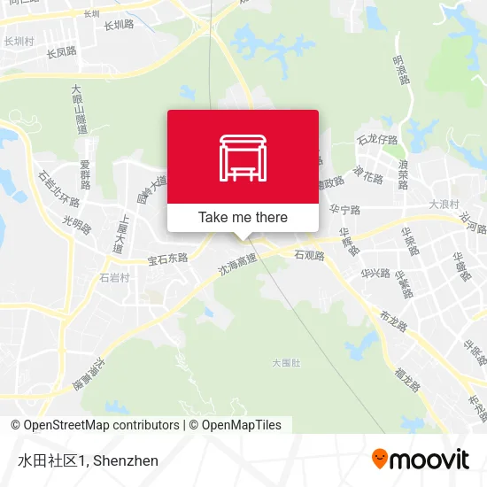 水田社区1 map