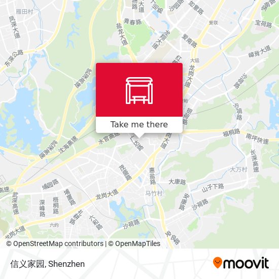 信义家园 map