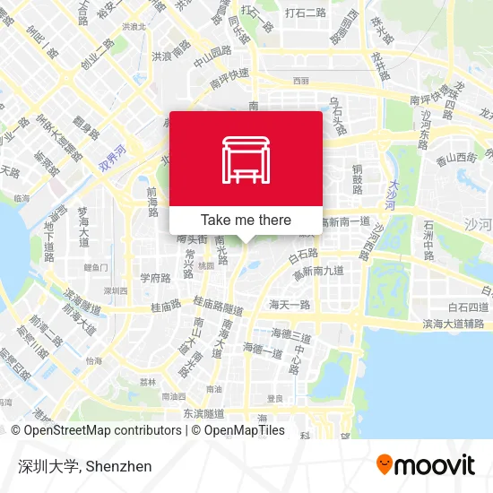 深圳大学 map