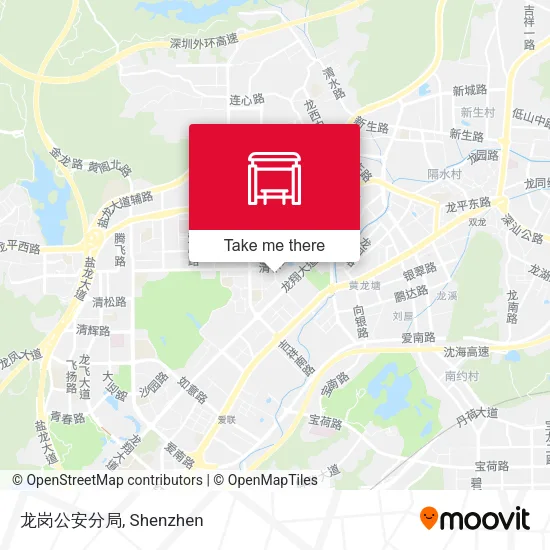 龙岗公安分局 map