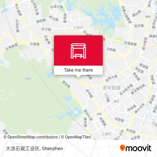 大浪石观工业区 map