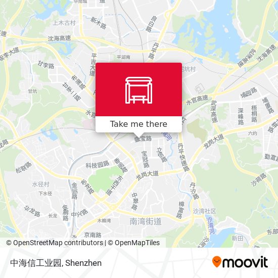 中海信工业园 map