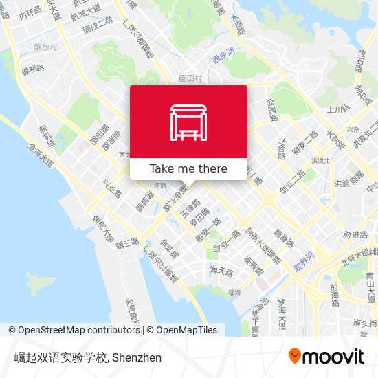 崛起双语实验学校 map