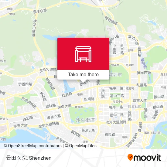 景田医院 map