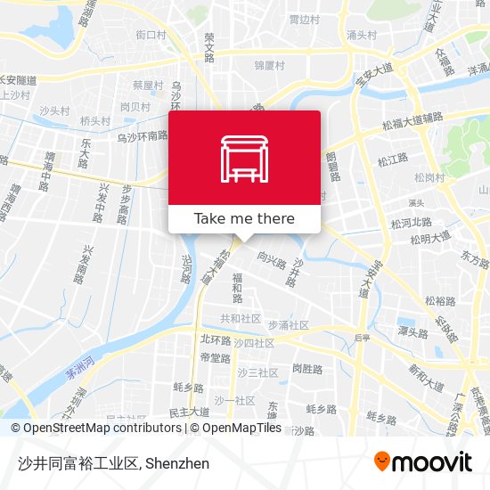 沙井同富裕工业区 map