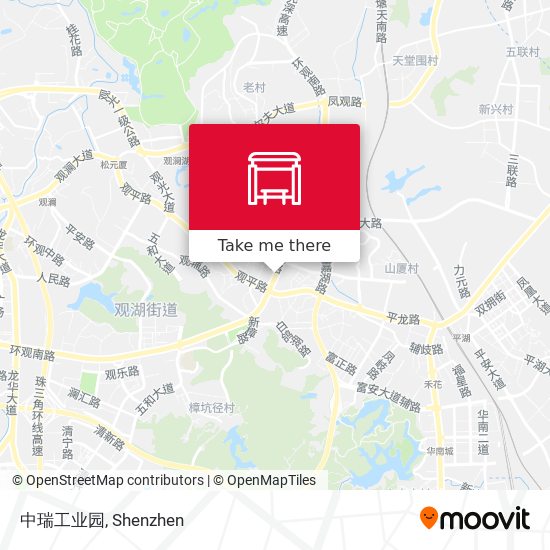 中瑞工业园 map