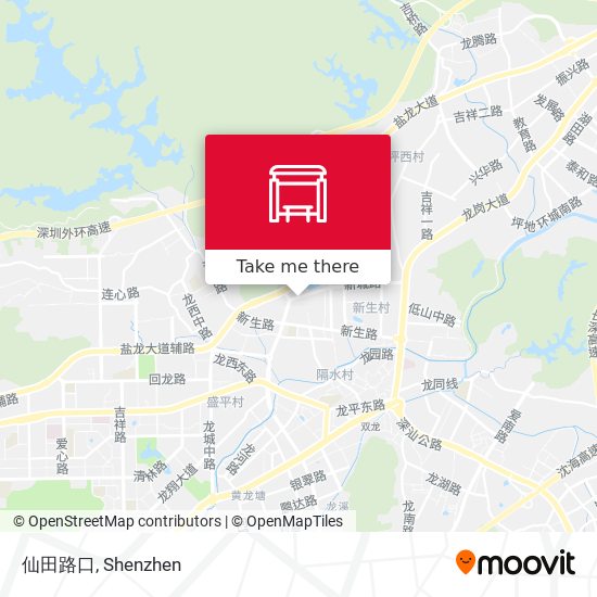 仙田路口 map