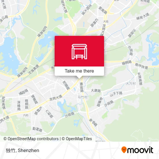 独竹 map