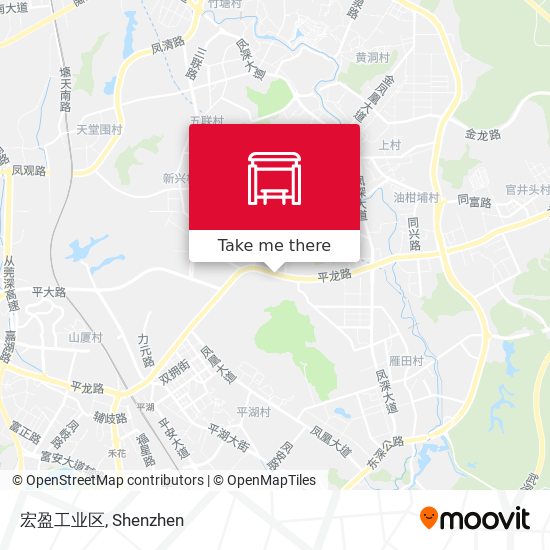 宏盈工业区 map