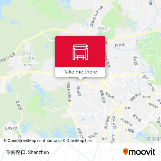 章阁路口 map