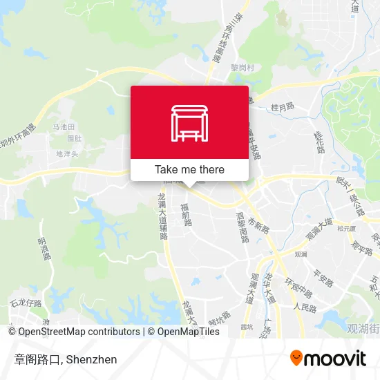 章阁路口 map