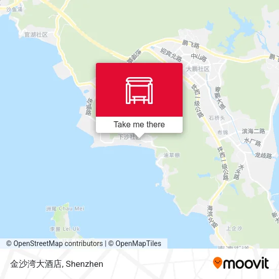 金沙湾大酒店 map